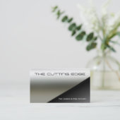 Faux Roestvrij Visitekaartje (Staand voorkant)