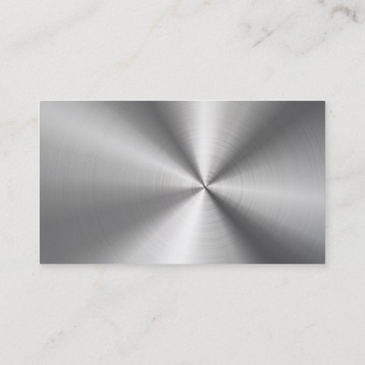 Faux Roestvrij Visitekaartje voor schroefdraad (Achterkant)