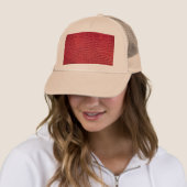 Faux rood alligator leer trucker pet (In situ)
