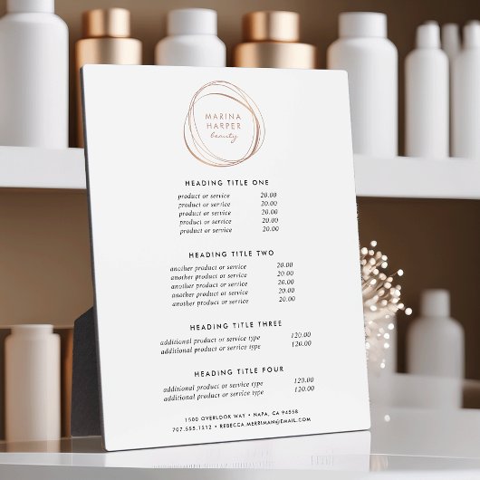 Faux Roos Gold Abstract | Prijzen en diensten Fotoplaat