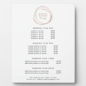 Faux Roos Gold Abstract | Prijzen en diensten Fotoplaat (Voorkant)