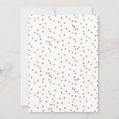 Faux Roos Gold Brunch Bubble Vrijgezellenfeest Kaart (Achterkant)