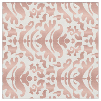 Faux Roos Gold Damask Patroon Stof