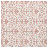 Faux Roos Gold Damask Patroon Stof (Swatch)