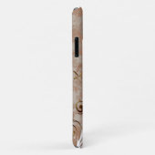 Faux Roos Gold Editable Name iPhone/iPad case (Achterkant/rechts)