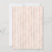 Faux Roos Gold Elegant Eiffel Tower Weddenschap Kaart (Achterkant)