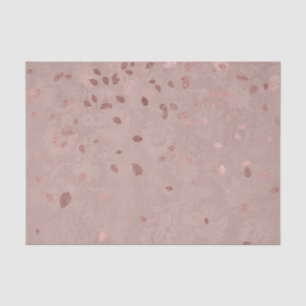 Faux Roos Gold Elegant Fall Leaves Tissuepapier