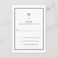 Faux Roos Gold en Black Palm Tree | Glam RSVP