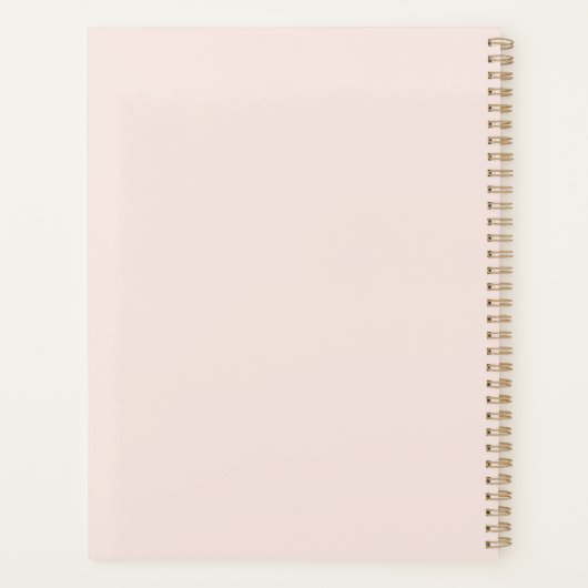 Faux Roos Gold Foil look Butterflies en aangepaste Planner (Achterkant)