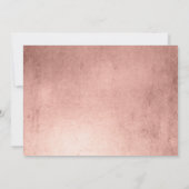 Faux Roos Gold Foil Love Kaart (Achterkant)