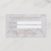 Faux Roos Gold Geometric op Marble Kijk Referral (Achterkant)