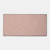 Faux Roos Gold Glitter Bureaumat (Voorkant)