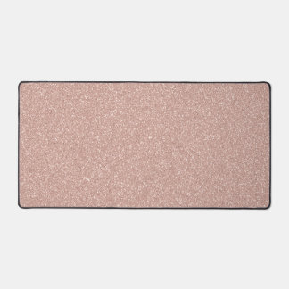 Faux Roos Gold Glitter Bureaumat