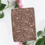 Faux Roos Gold Glitter iPad Mini Cover<br><div class="desc">Alle faux en geweldig. Voeg gewoon uw initialen toe (het is een afgedrukt effect,  omdat het u geen glitterig vingersyndroom zal geven)</div>