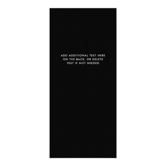 Faux Roos Gold Glitter | Salon prijslijst service Reclamekaart (Achterkant)