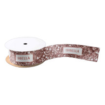 Faux Roos Gold Glitter Textielkijken & aangepaste 