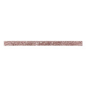 Faux Roos Gold Glitter Texture Kijk-achtig design Satijnen Lint (Voorkant)