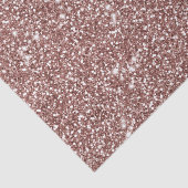 Faux Roos Gold Glitter Texture Kijk-achtig design Tissuepapier (Detail)