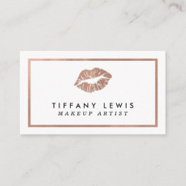 Faux Roos Gold Makeup Artiest Visitekaartjes
