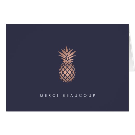 Faux Roos Gold Pineappel Hartelijk dank (Voorkant Horizontaal)