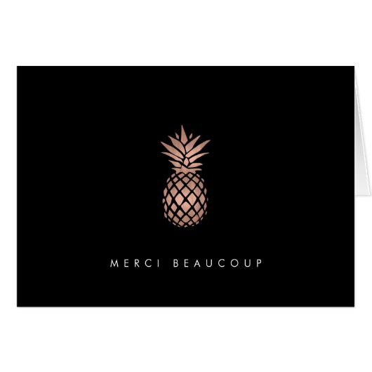 Faux Roos Gold Pineappel Hartelijk dank (Voorkant Horizontaal)