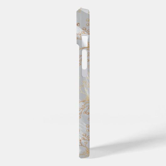 Faux Roos Gold & Silver iPhone 14, alleen daar Case-Mate iPhone Case (Achterkant / Links)