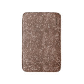 Faux Roos Gold Sparkle Glitter Bath Mat (Voorkant Verticaal)
