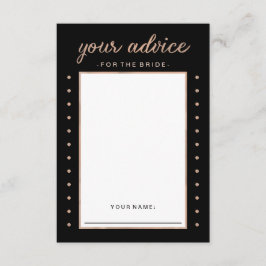 Faux Roos Gold voor zwart advies voor de Bride