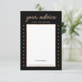 Faux Roos Gold voor zwart advies voor de Bride (Staand voorkant)