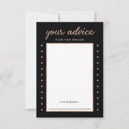 Faux Roos Gold voor zwart advies voor de Bride