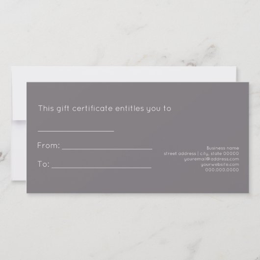 Faux roos goud elegant modern, minimalistisch meet (Achterkant)