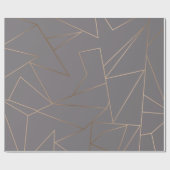 Faux roos goud elegant modern, minimalistisch meet cadeaupapier (Vlak)