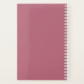 Faux roos goud elegant modern, minimalistisch meet planner (Achterkant)