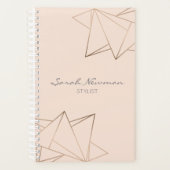 Faux roos goud elegant modern, minimalistisch meet planner (Voorkant)