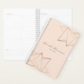 Faux roos goud elegant modern, minimalistisch meet planner (Display)