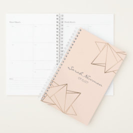 Faux roos goud elegant modern, minimalistisch meet planner