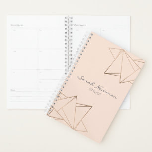 Faux roos goud elegant modern, minimalistisch meet planner