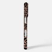 Faux Roos goud & zwart ingewikkelde mandala monogr Case-Mate iPhone Case (Achterkant / Rechts)