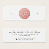 Faux roos goudcirkelvormig opleggerkaart mini visitekaartjes (Voorkant /achterkant)