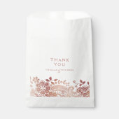 Faux roos gouden elegante  bruidegans bedankzakje (Voorkant)