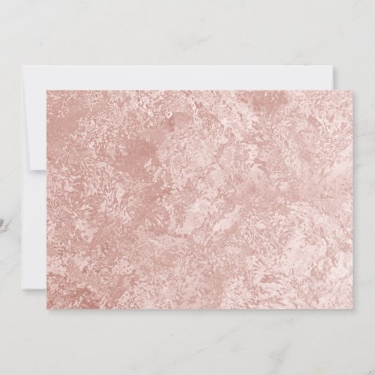 Faux Roos Gouden Foliage Krans 30e Verjaardag Kaart (Achterkant)