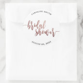 faux roos gouden vrijgezellenfeest gunst sticker (Tas)