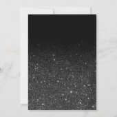 Faux roos gouden zwarte glitter 31e verjaardag kaart (Achterkant)