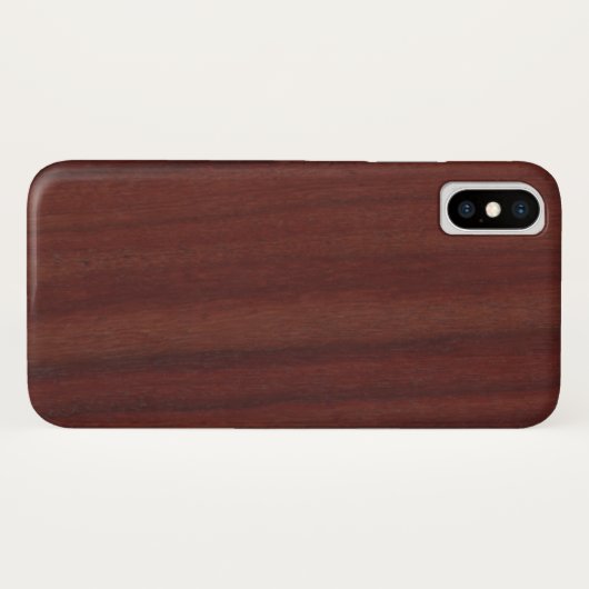 Faux Rosewood Case-Mate iPhone Case (Achterkant (horizontaal))