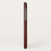 Faux Rosewood Case-Mate iPhone Case (Achterkant/links)