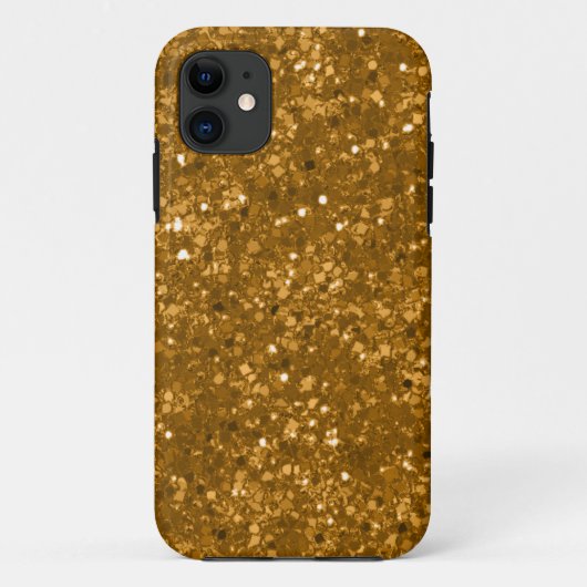 Faux Royal Gold Glitter Case-Mate iPhone Case (Achterkant)