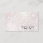 FAUX roze champagnespoeling Visitekaartje (Voorkant)