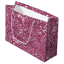 Faux Roze Glitter Texture look-like Graphic Groot Cadeauzakje