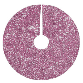 Faux Roze Glitter Texture look-like Graphic Kerstboom Rok
