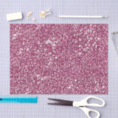 Faux Roze Glitter Texture look-like Graphic Tissuepapier (Craft)